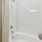 a bathtub in a bathroom