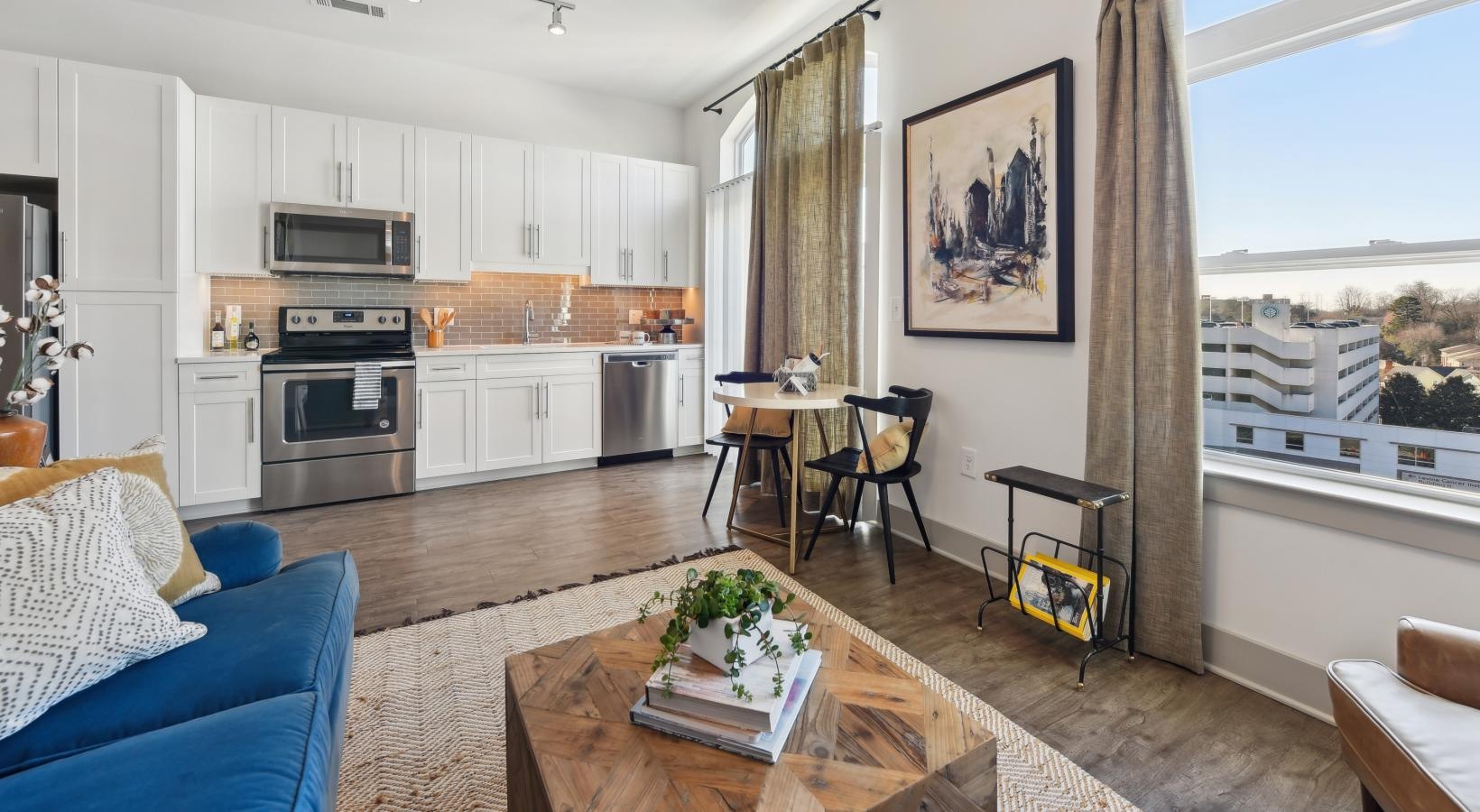 The essence of exceptional living a living room with a large window