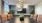 conference room with a tv table plants and chairs