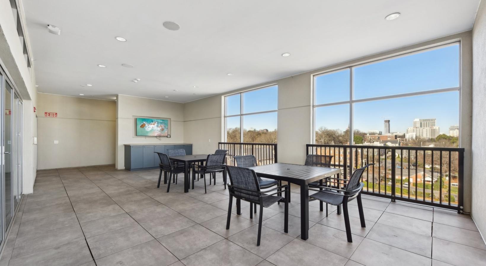 The essence of exceptional living a room with a table and chairs
