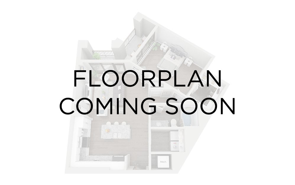 A4J - 1 bedroom floorplan layout with 1 bathroom and 685 square feet A4J - 1 bedroom floorplan layout with 1 bathroom and 685 square feet